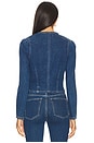 view 3 of 4 Sculpted Top in Blue Water