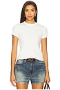 view 1 of 4 Shrunken Tee in White