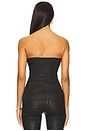 view 3 of 4 Bustier Top in Black Coated
