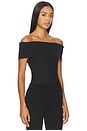 view 2 of 4 Off Shoulder Top in Black