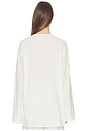 view 3 of 4 Faye Tie Shirt in White Gauze