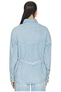 view 3 of 4 X Bumpsuit Addison Maternity Overshirt in Beachfront Aura