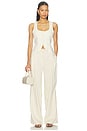 view 4 of 4 Mona Vest Top in Crema Linen