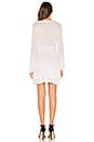 view 3 of 3 Long Sleeve Dress With Tiered Ruffle in White