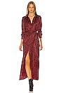 view 1 of 3 Maxi Dress in Red Leopard