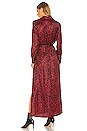 view 3 of 3 Maxi Dress in Red Leopard