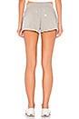 view 3 of 4 Distressed Lounge Short in Heather Grey
