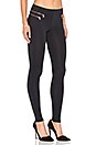 view 2 of 3 Double Pocket Zip Legging in Classic Black