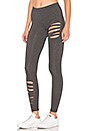 view 2 of 4 Ripped Legging in Charcoal Heather