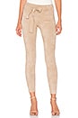 view 1 of 4 Belted Suede Legging in Nude