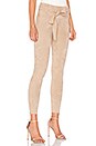 view 2 of 4 Belted Suede Legging in Nude