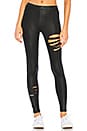 view 1 of 4 Coated Ripped Legging in Black