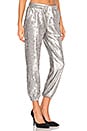view 2 of 5 Sequin Lounge Jogger in Silver Sequins