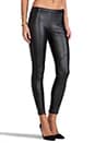 view 2 of 7 Leggings Basique Imitation Cuir in Black