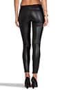 view 3 of 7 Leggings Basique Imitation Cuir in Black