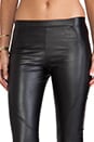 view 4 of 7 Leggings Basique Imitation Cuir in Black