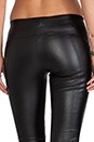 view 6 of 7 Leggings Basique Imitation Cuir in Black
