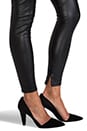 view 7 of 7 Leggings Basique Imitation Cuir in Black