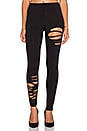 view 1 of 6 Ripped Legging in Black