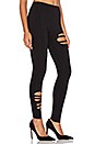 view 2 of 6 Ripped Legging in Black