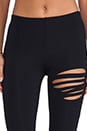 view 4 of 6 Ripped Legging in Black