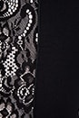 view 7 of 7 Contrast Lace Side Panel Pant in Black/Blush in Black & Blush