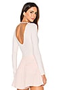 view 1 of 4 Long Sleeve Plunge Bodysuit in Blush