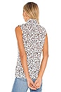 view 3 of 4 Tori Sleeveless Turtleneck in Painted Leopard