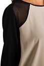 view 5 of 6 The Murray Blouse en Nude/Black in Nude & Black