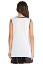 view 3 of 4 CAMISETA DE TIRANTES in White & Black