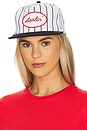 view 1 of 3 Patch Cap in Pinstripe Red, White, & Blue