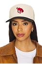 view 1 of 3 Horse Cap in Cream & Red