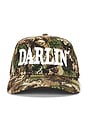 view 1 of 5 Heritage Trucker Hat in Camo & White Puff Embroidery
