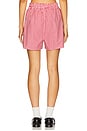 view 4 of 6 Gingham Short in Red