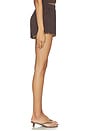 view 2 of 6 Keep It Country Heavy Jersey Short in Chocolate