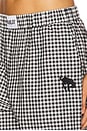 view 6 of 6 Gingham Pant in Black