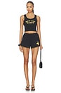 view 4 of 4 Rodeo Crop Tank in Midnight