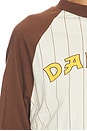 view 5 of 5 Old Skool Raglan Tee in Vanilla & Hickory