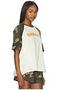 view 2 of 4 Old Skool Raglan Tee in Woodland Camo