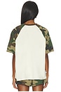 view 4 of 4 Old Skool Raglan Tee in Woodland Camo