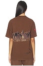 view 3 of 4 Wild Horse Tee in Tobacco