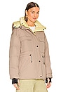 view 4 of 7 Zorah Reversible Parka in Sable & Light Lemon