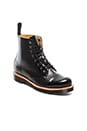 view 2 of 5 Charlton 8 Eye Toe Cap Boot in Black