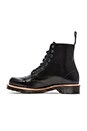 view 5 of 5 Charlton 8 Eye Toe Cap Boot in Black