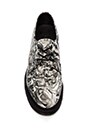 view 3 of 5 Lester 3-Eye Skull & Roses Shoe in Black & Grey