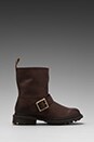 view 1 of 5 Meg Biker Ankle Boot in Dark Brown
