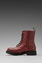 view 5 of 5 Drench 8-Eye Rain Boot in Red Stewart Tartan