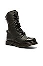 view 2 of 5 Aimilita 9-Eye Toe Cap Boot in Black