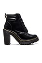 view 1 of 5 Persephone 6-Eye Padded Collar Boot in Black