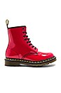 view 1 of 5 1460 3 Eye Boots in Red
